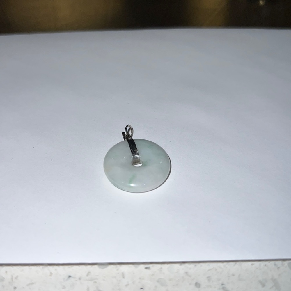 Authentic Jade Donut Pendant